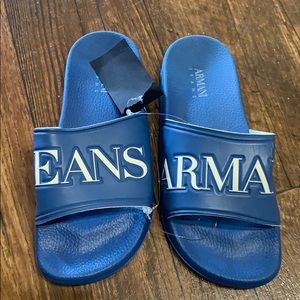 Armani Jeans Slides Size 39 Never Worn